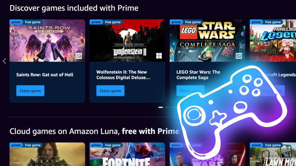 An image of screenshots from two games in the Prime Gaming catalogue.